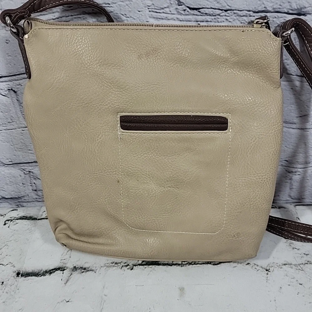 Multi Sac Crossbody Vegan Leather Bag Purse Biege Tan Western Sachel -‎ Spots